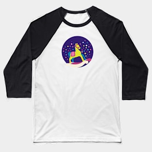 Rocking Horse - Blue Baseball T-Shirt